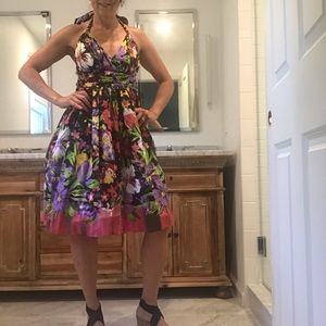 Floral Halter Dress